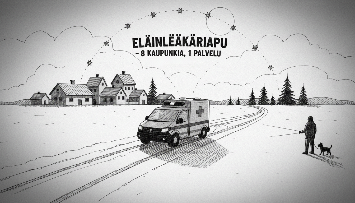 Finland Vet Emergencies: 8 Towns, 1 Service