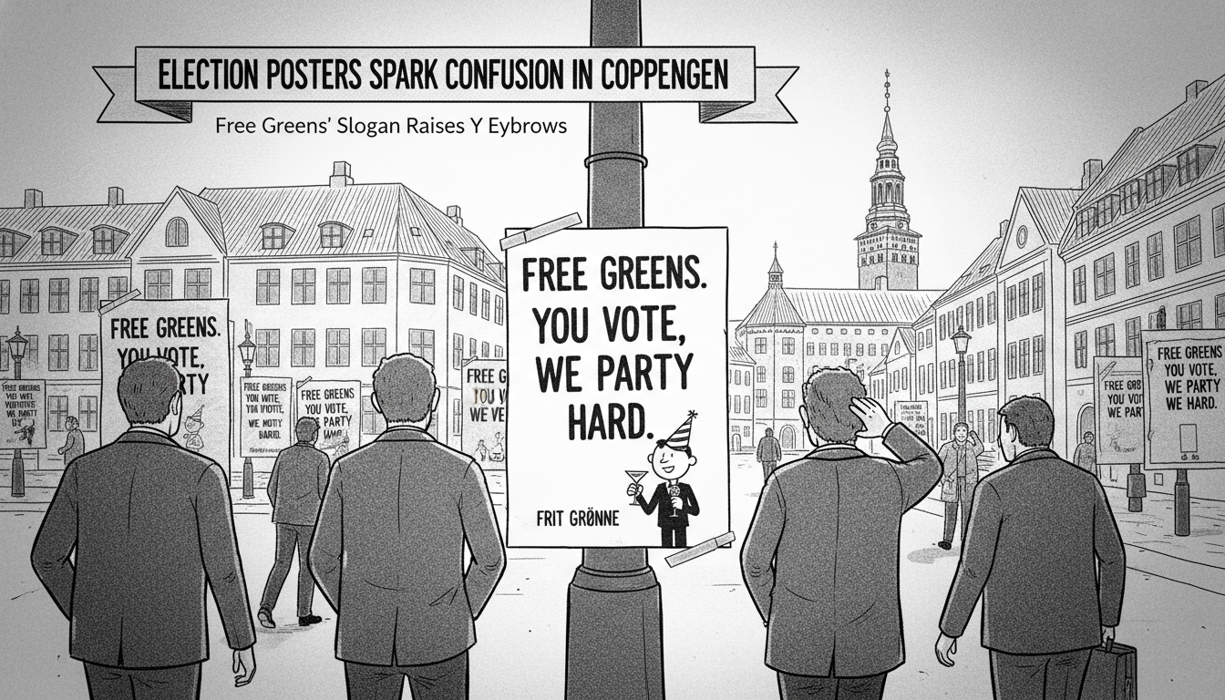 Election Posters Spark Confusion in Copenhagen