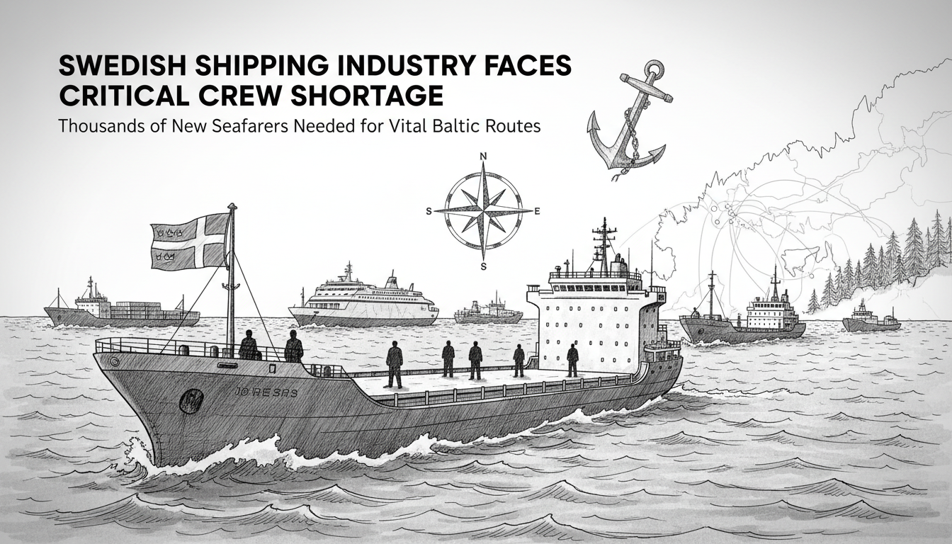 Swedish Shipping Industry Faces Critical Crew Shortage