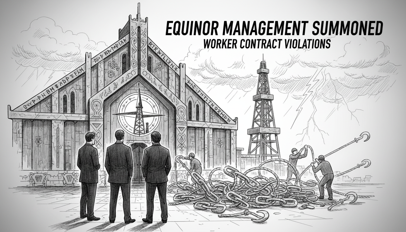 Equinor Management Summoned Over Worker Contract Violations