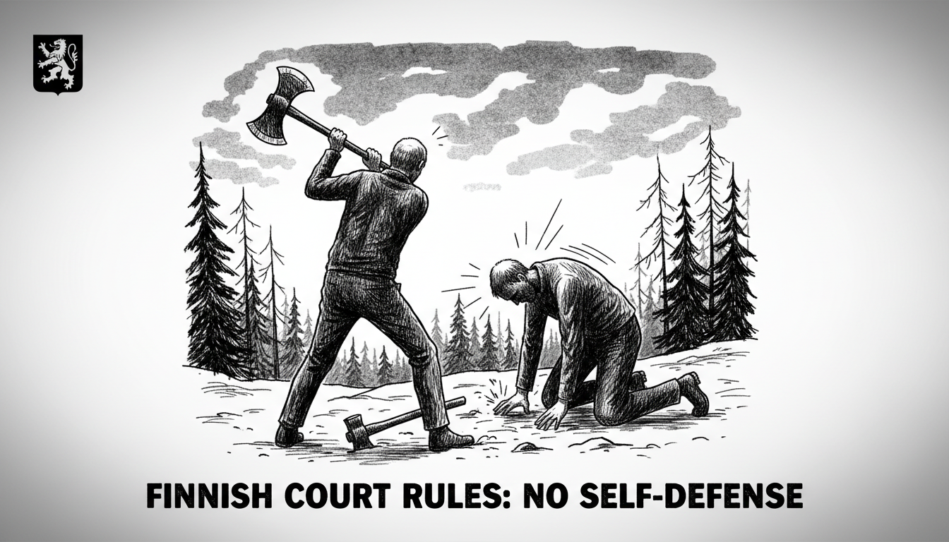 Finnish Court Sentences Man for Axe Attack on Friend