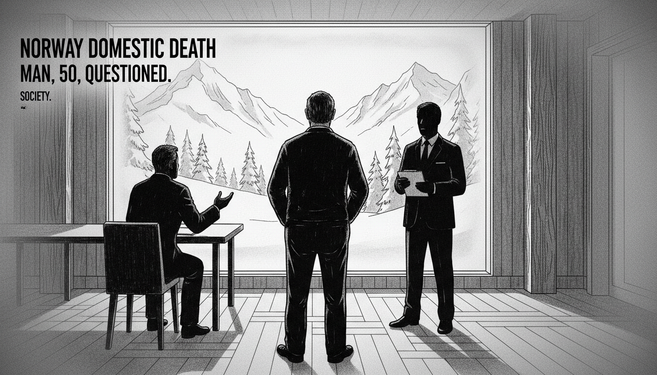 Norway Domestic Death: Man, 50, Questioned