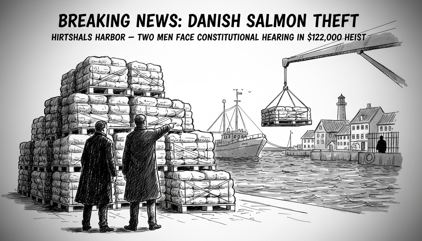 Two Men Face Constitutional Hearing in Major Danish Salmon Theft Case