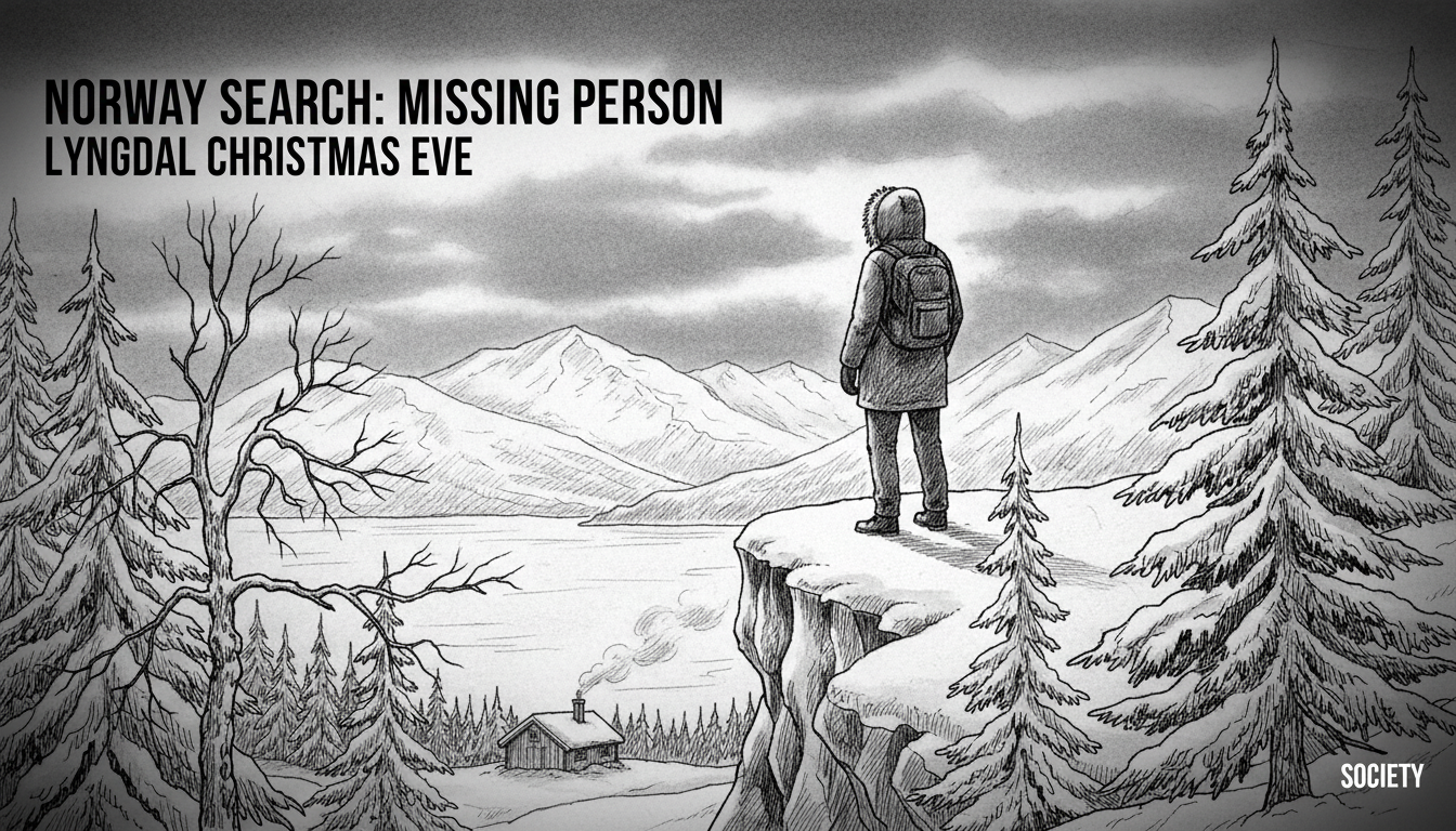 Norway Search: Missing Person in Lyngdal Christmas Eve