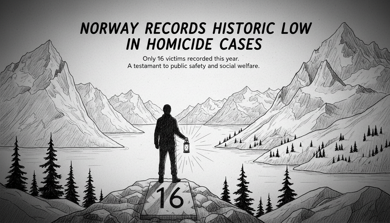 Norway Records Historic Low in Homicide Cases