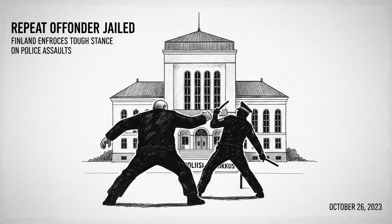 Man Attacks Police Officer Weeks After Previous Assault Conviction