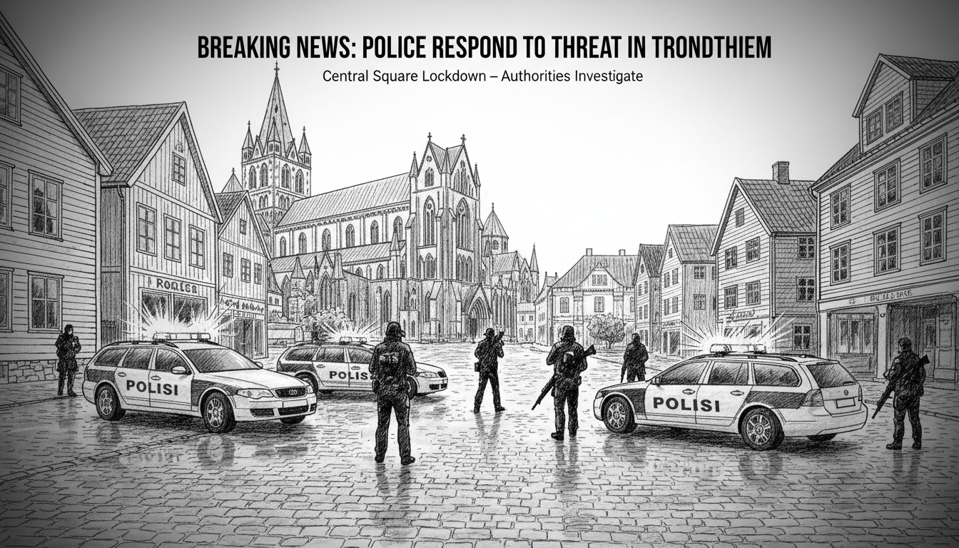 Police Respond to Threat Situation in Trondheim City Center