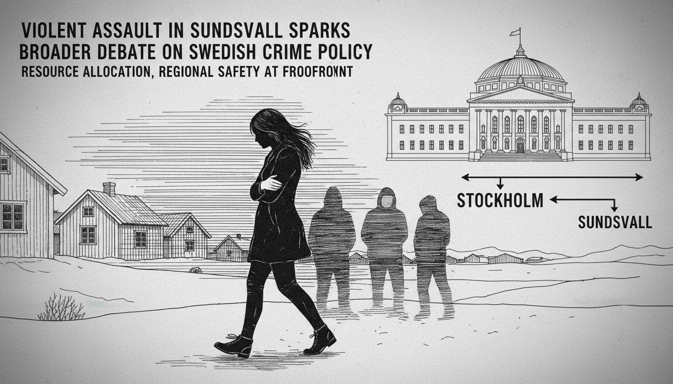 Violent Assault in Sundsvall Sparks Broader Debate on Swedish Crime Policy