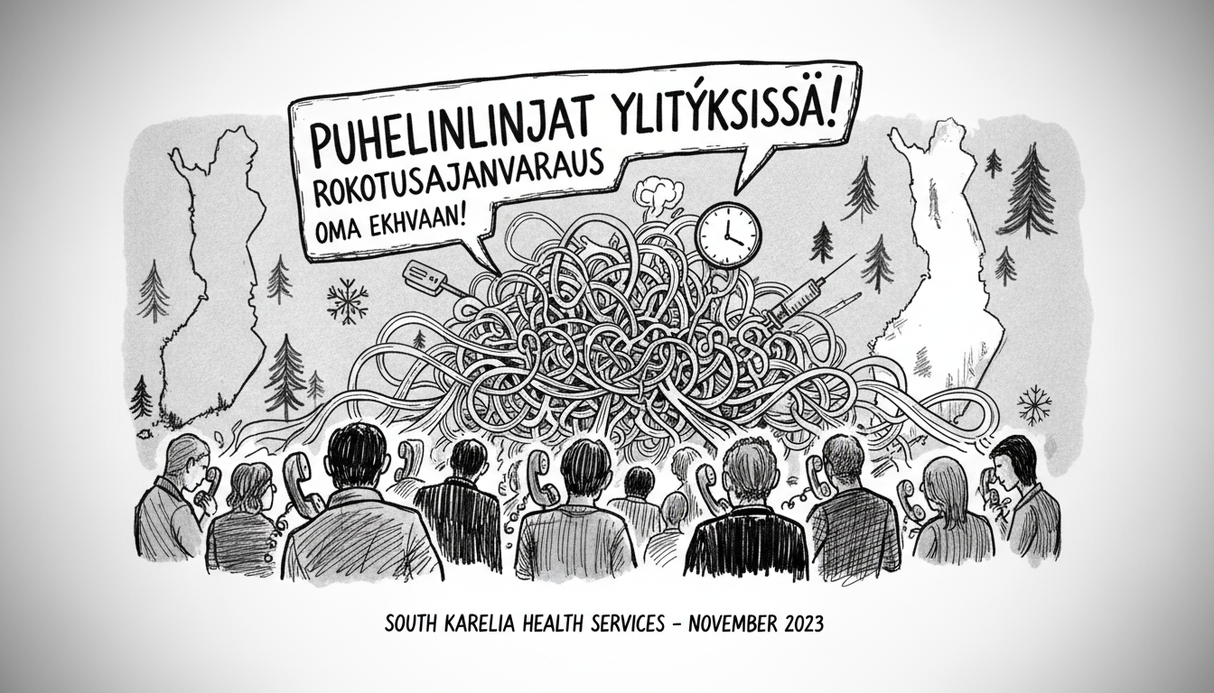 Finnish Health Service Phone Lines Overwhelmed as Vaccination Booking Opens