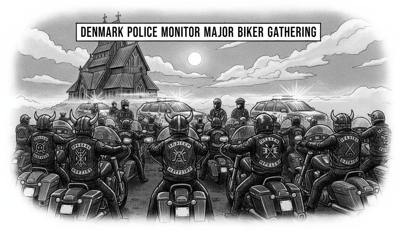 Denmark Police Monitor 1 Major Biker Gathering
