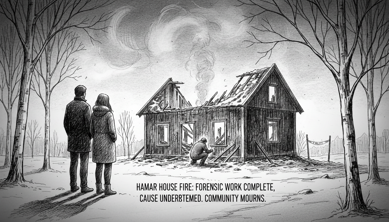 Police Complete Forensic Work After Deadly Hamar House Fire