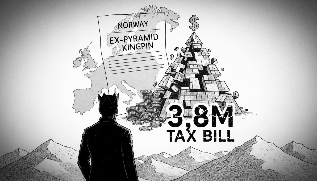Norway Targets Ex-Pyramid Kingpin Over $3.8m Tax Bill