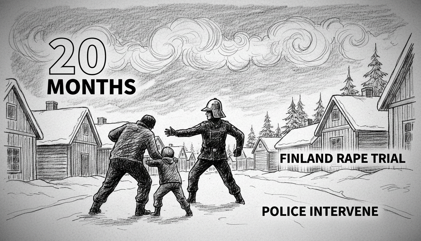 Finland Rape Trial: 20-Month Sentence After Police Intervene