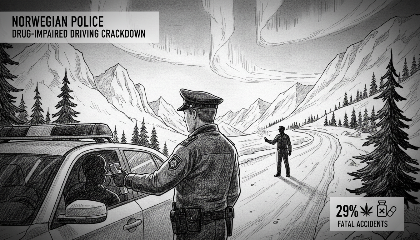 Norwegian Police Launch Major Drug-Impaired Driving Crackdown