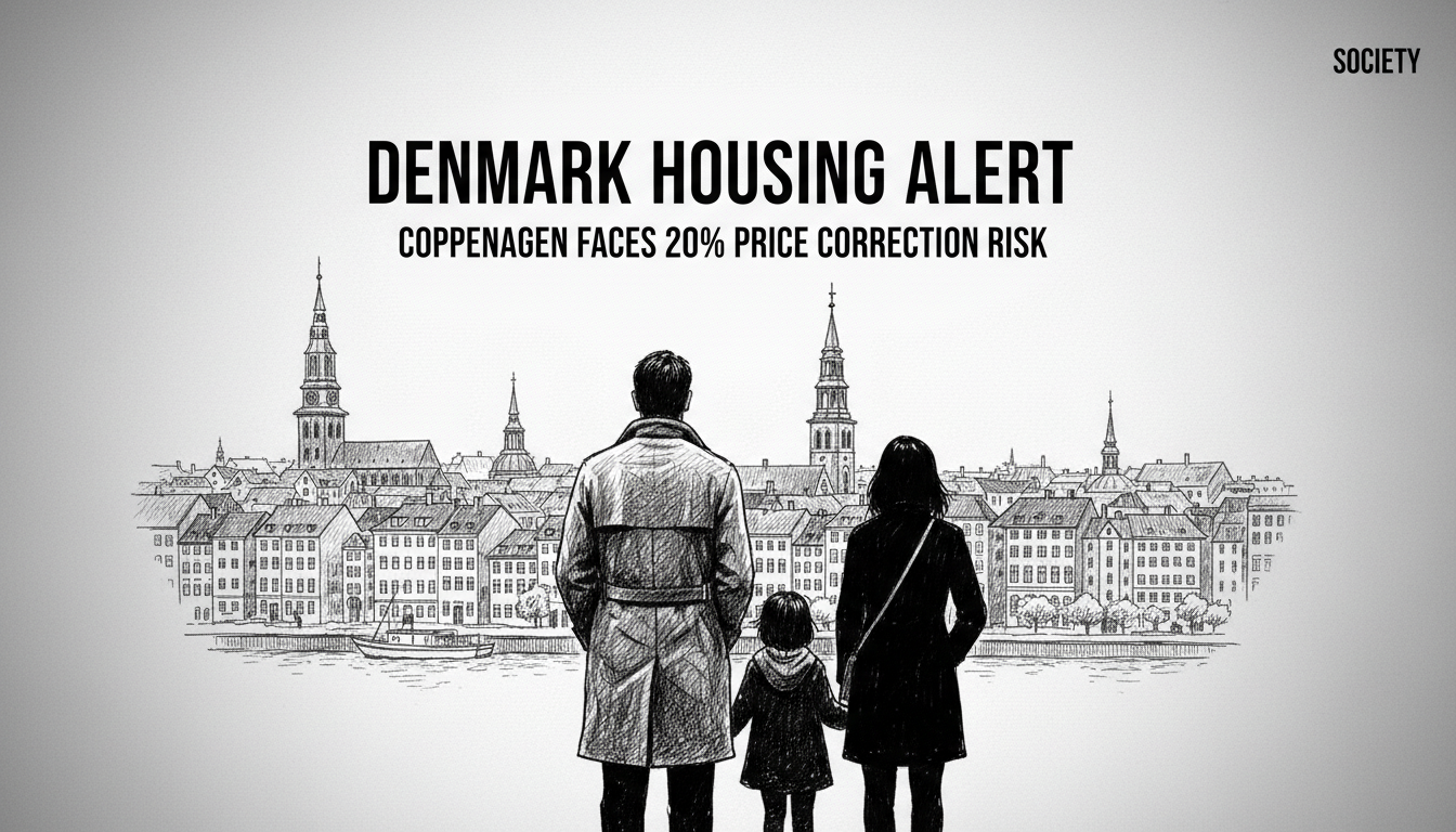 Denmark Housing Alert: Copenhagen Faces 20% Price Correction Risk