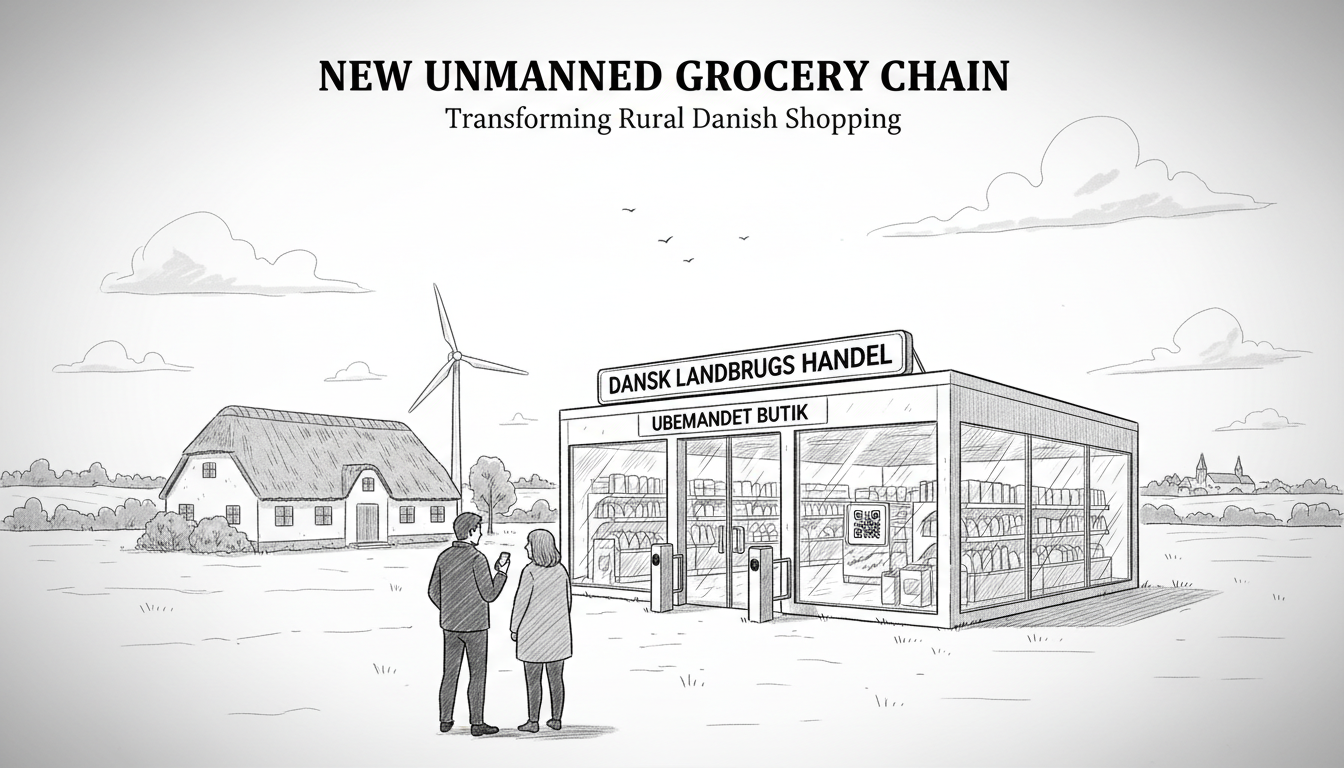 New Unmanned Grocery Chain Aims to Transform Rural Danish Shopping
