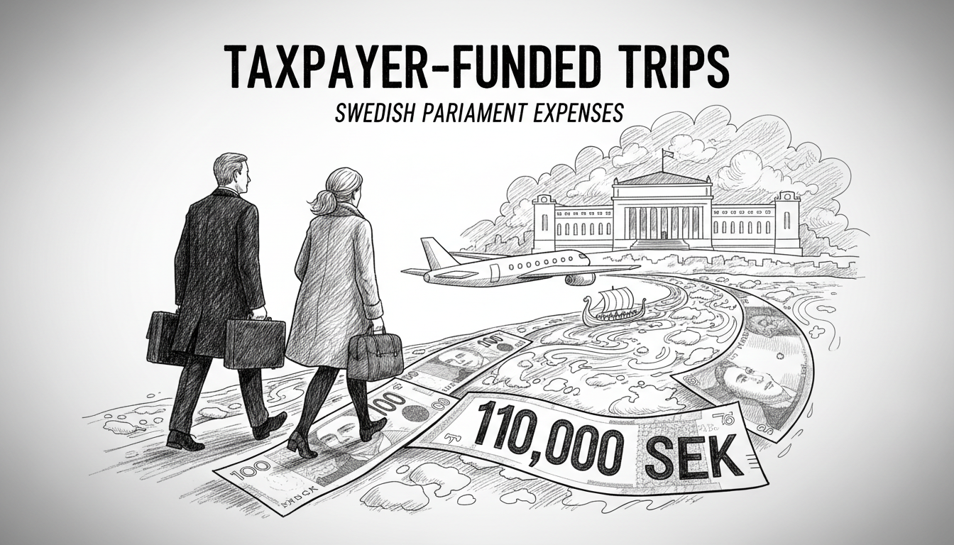 Swedish Parliament Speaker's Wife Accompanying on Taxpayer-Funded Trips