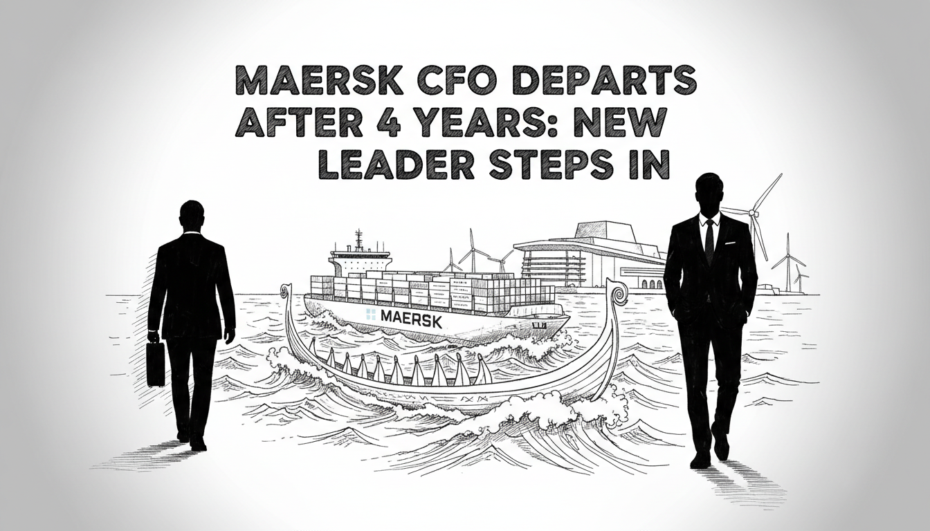 Maersk CFO Departs After 4 Years: New Leader Steps In