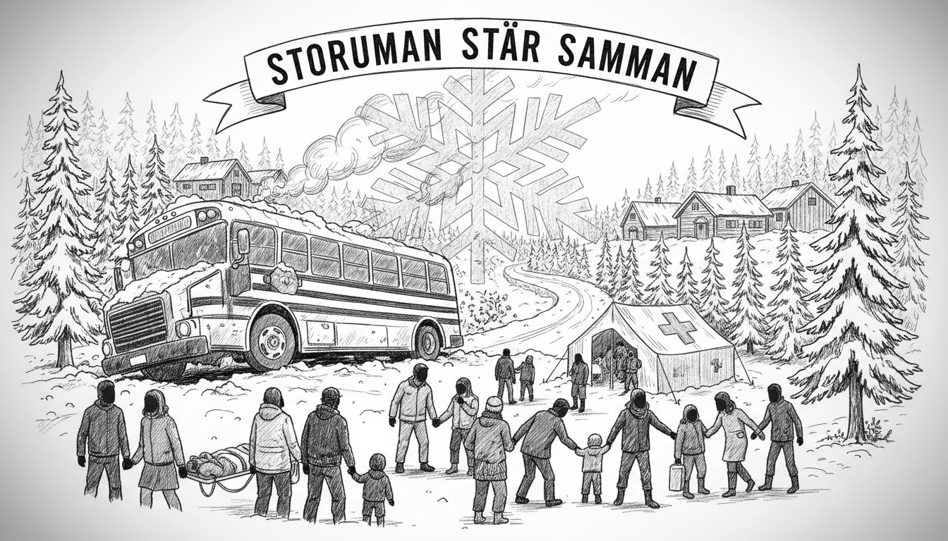 Swedish Community Rallies After Student Bus Accident in Storuman