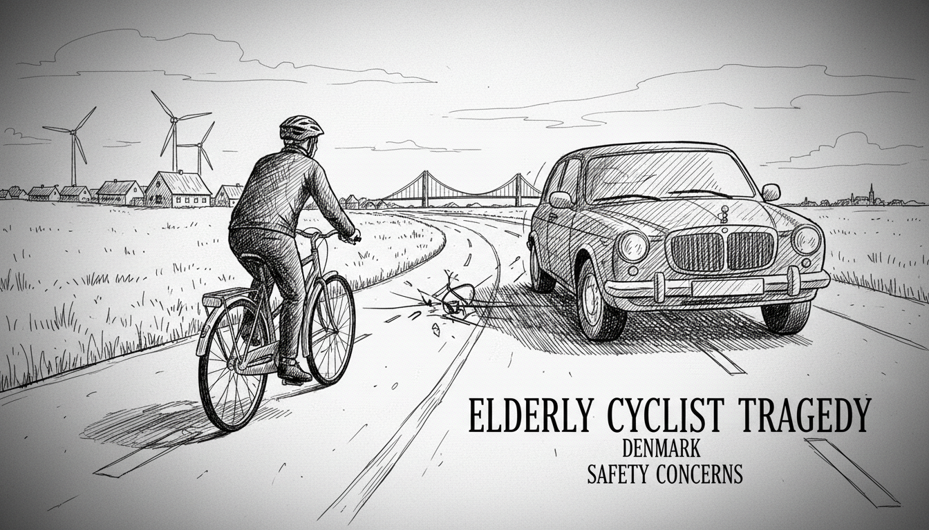 Elderly Cyclist Dies During Overtaking Maneuver in Denmark
