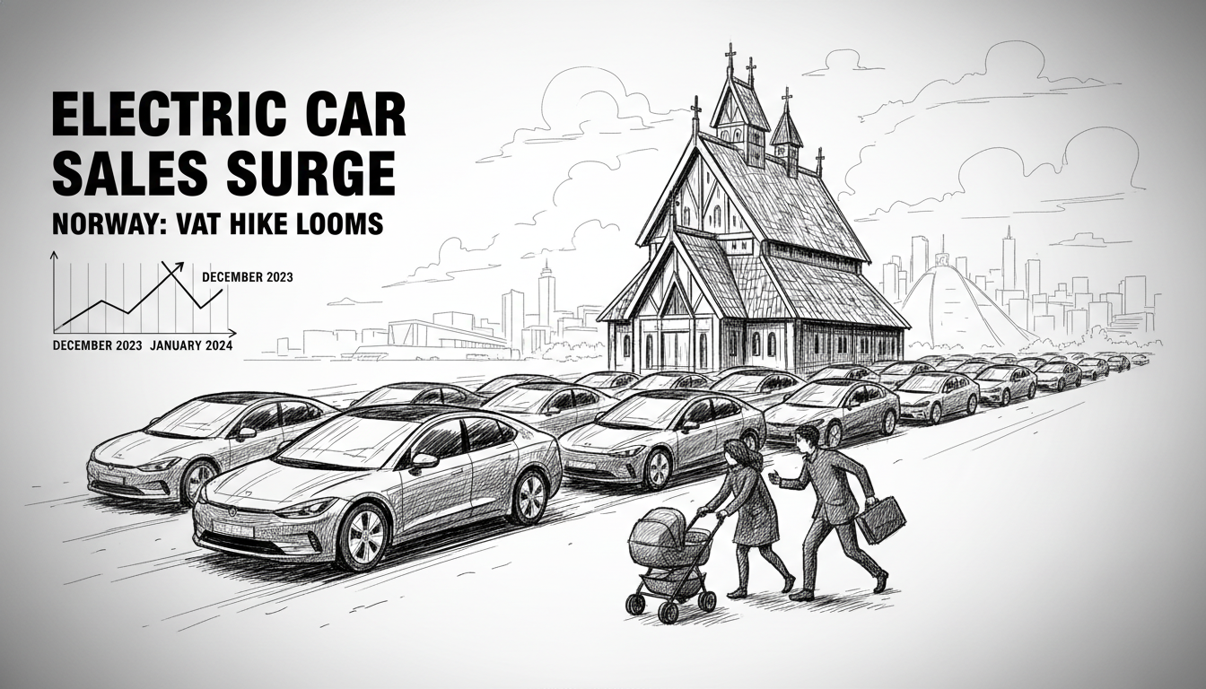 Electric Car Sales Surge as Buyers Rush to Beat Tax Increases