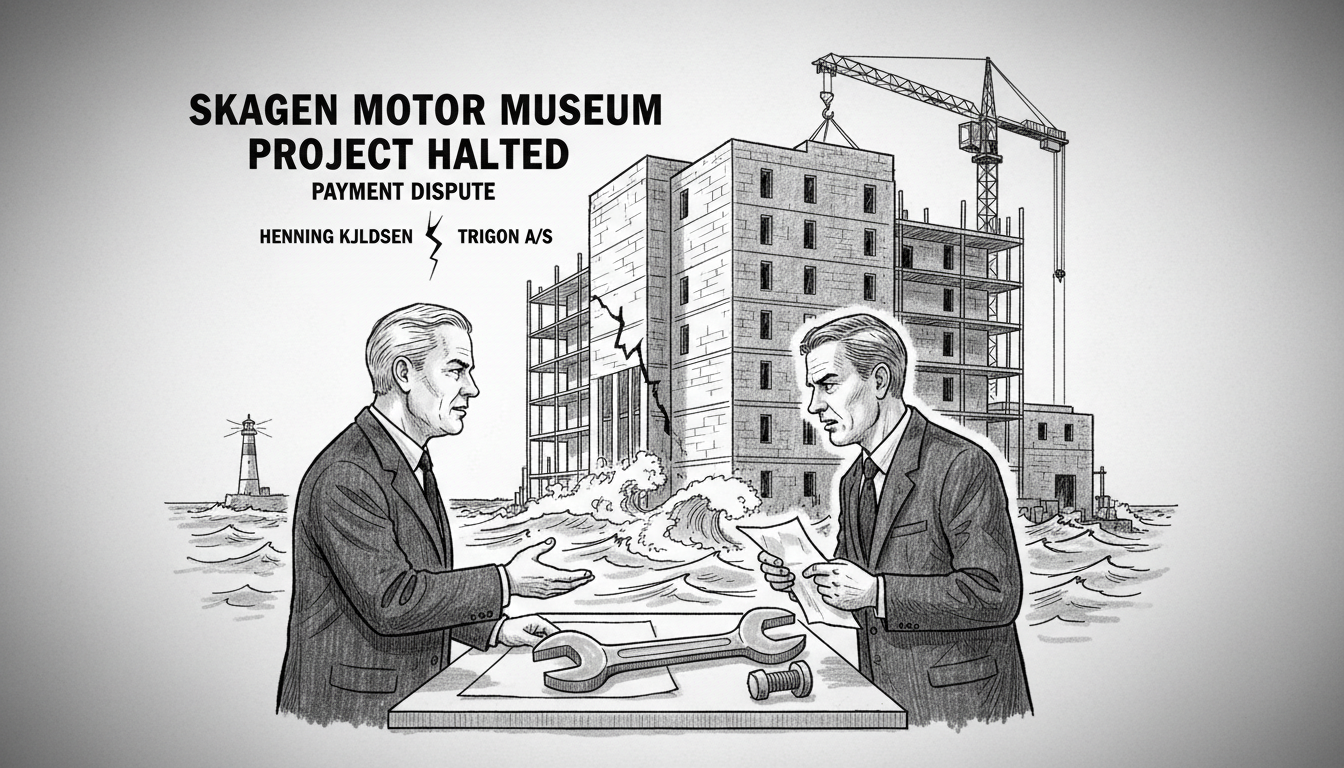 Henning Kjeldsen's Skagen Museum Project Halts Over Payment Dispute