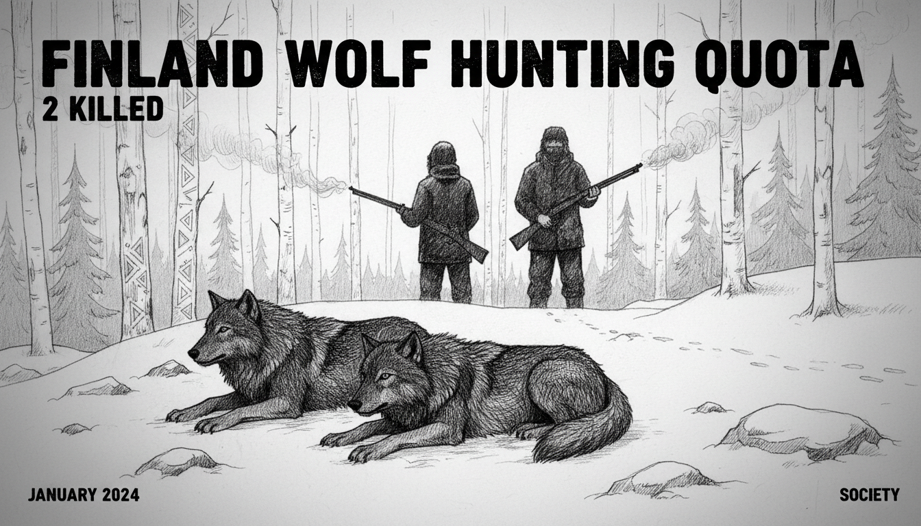 Finland Wolf Hunting Quota Begins: 2 Killed
