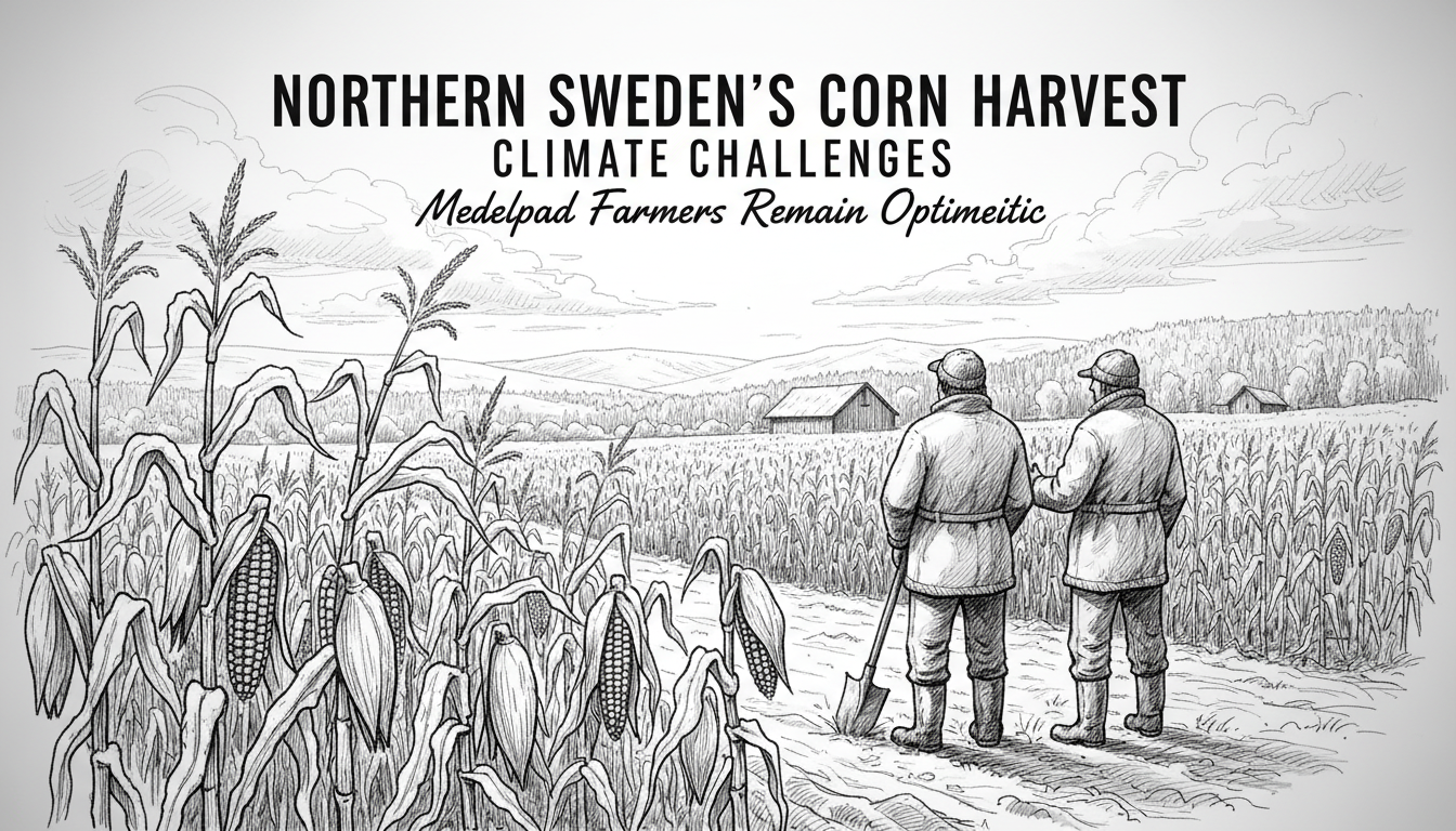 Northern Sweden's Largest Corn Harvest Faces Climate Challenges
