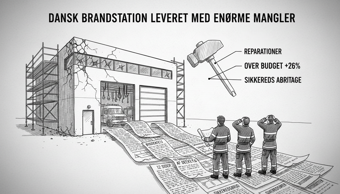 New Danish Fire Station Delivered With 12 Pages of Defects