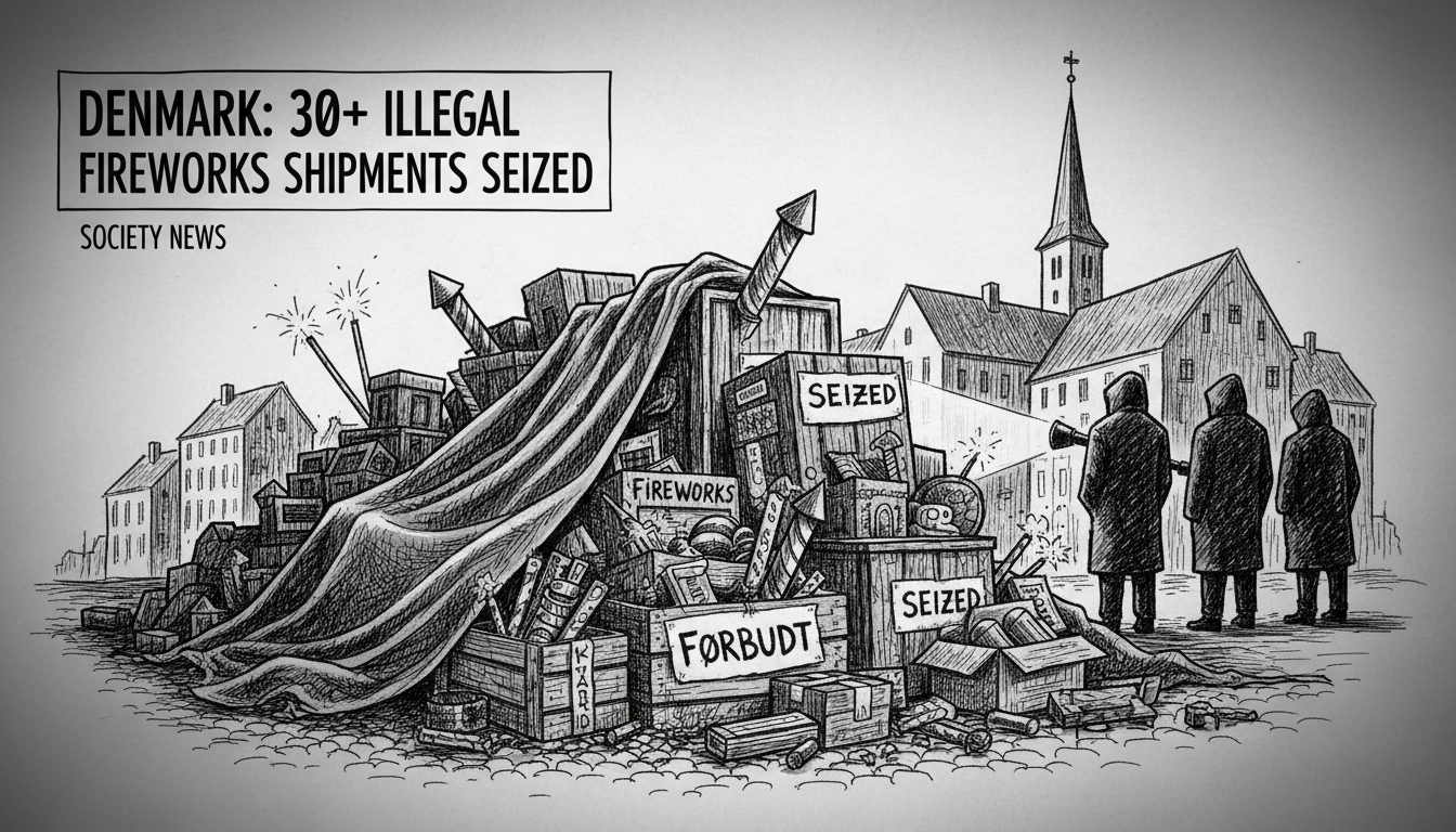 Denmark Seizes 30+ Illegal Fireworks Shipments