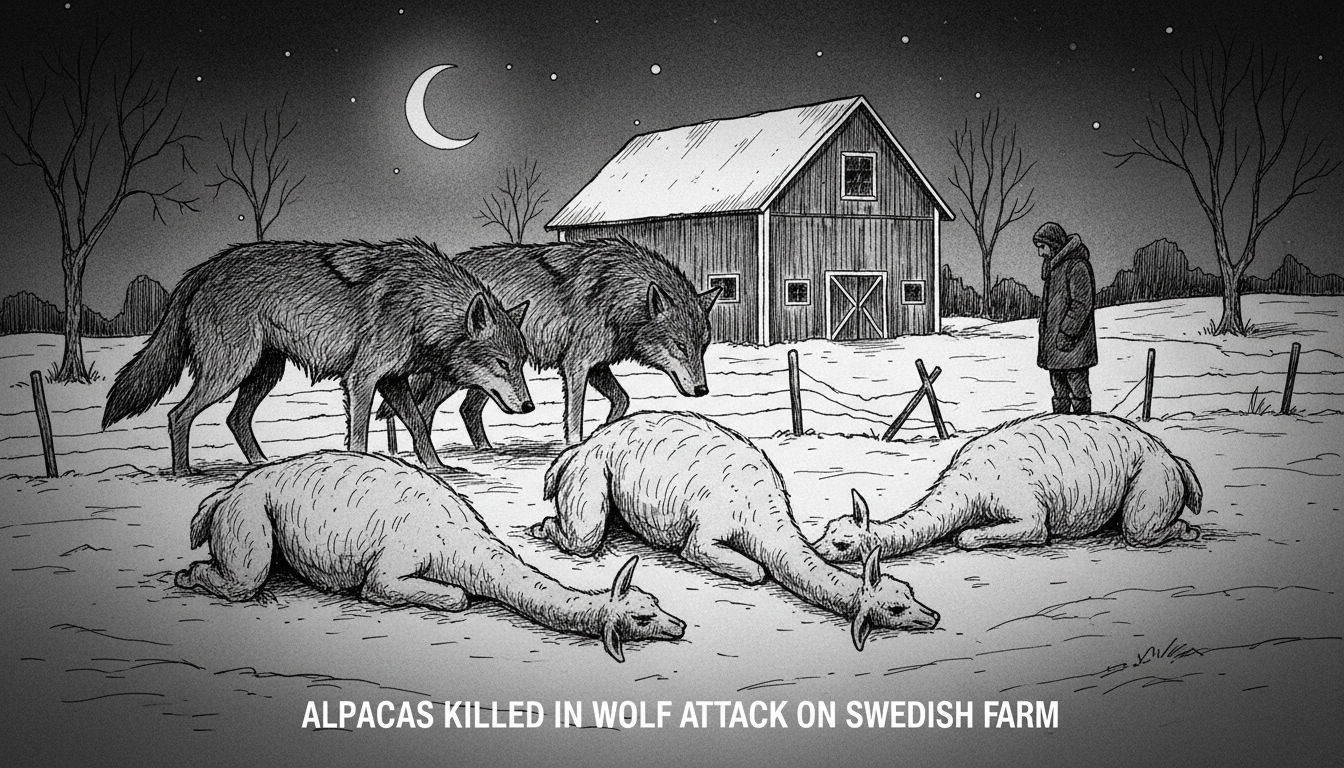 Alpacas Killed in Wolf Attack on Swedish Farm