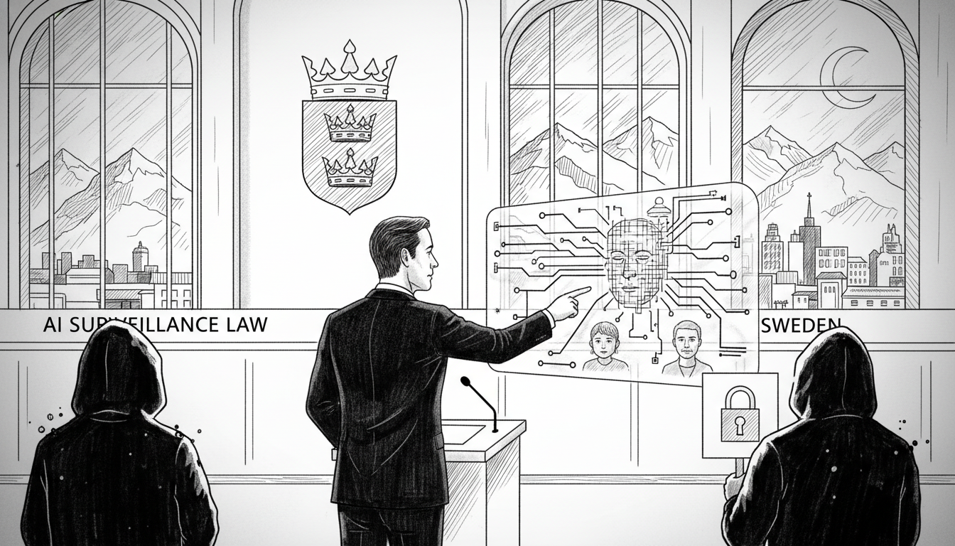 Swedish Government Advances AI Surveillance Legislation