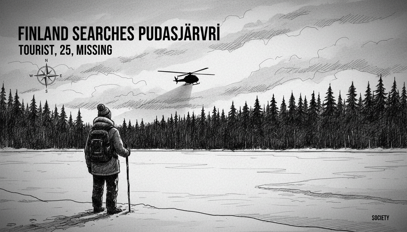 Finland Searches Pudasjärvi: Tourist, 25, Missing