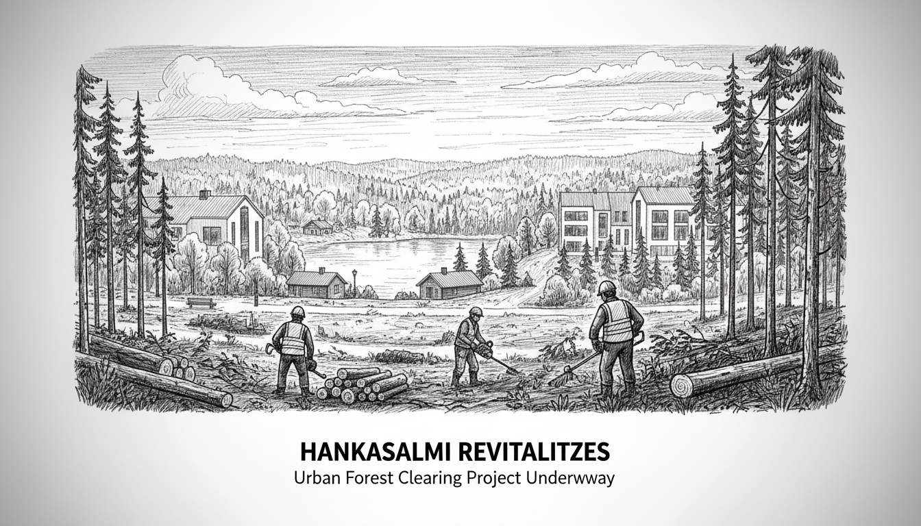 Finnish Municipality Revitalizes Overgrown Urban Areas After Decades