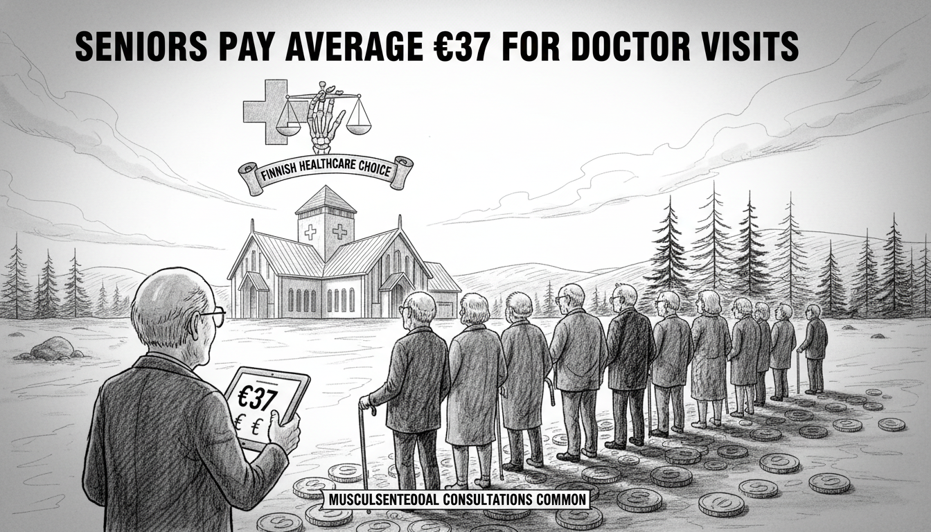 Finnish Healthcare Choice Experiment Shows Seniors Pay Average €37 for Doctor Visits