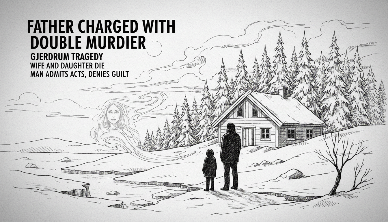 Father Charged with Double Murder After Wife and Daughter Deaths in Gjerdrum