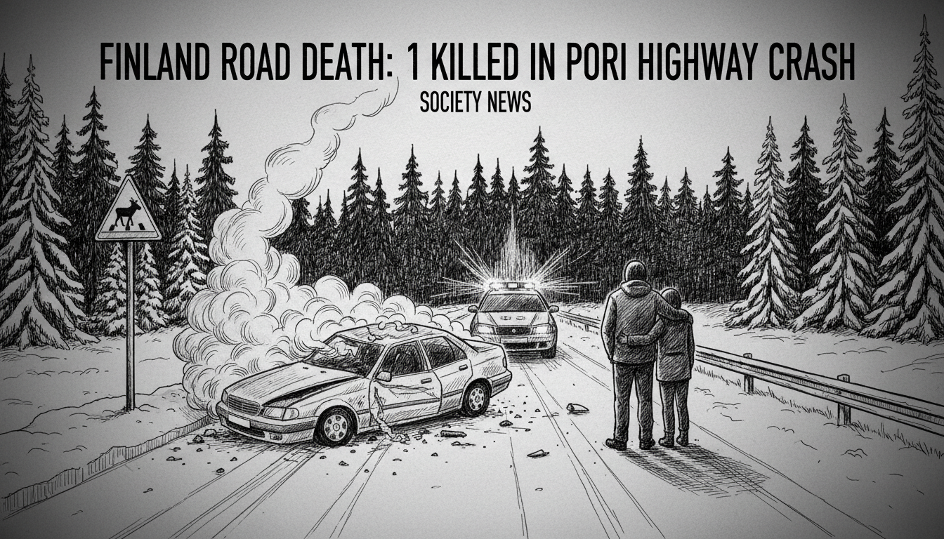 Finland Road Death: 1 Killed in Pori Highway Crash