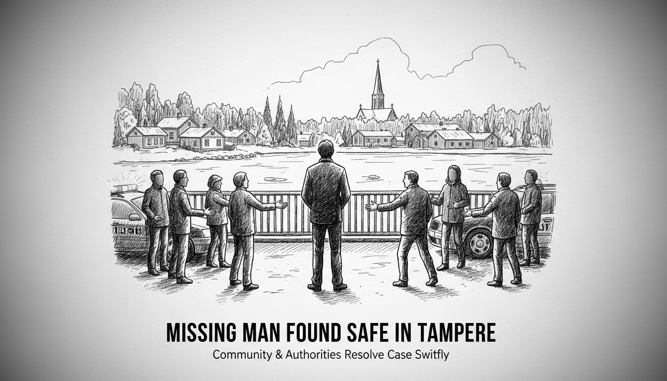 Missing Man Found Safe in Tampere