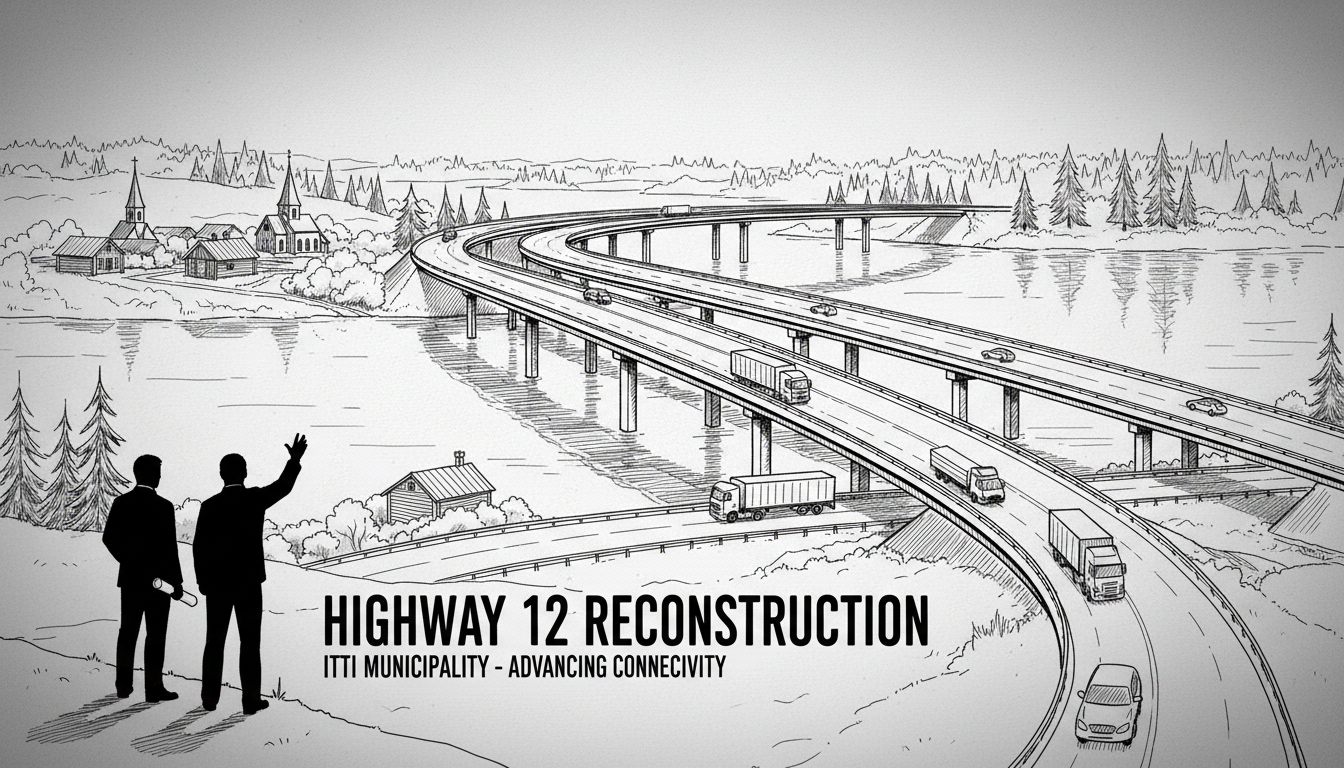 Highway 12 Reconstruction Plans Advance in Iitti Municipality