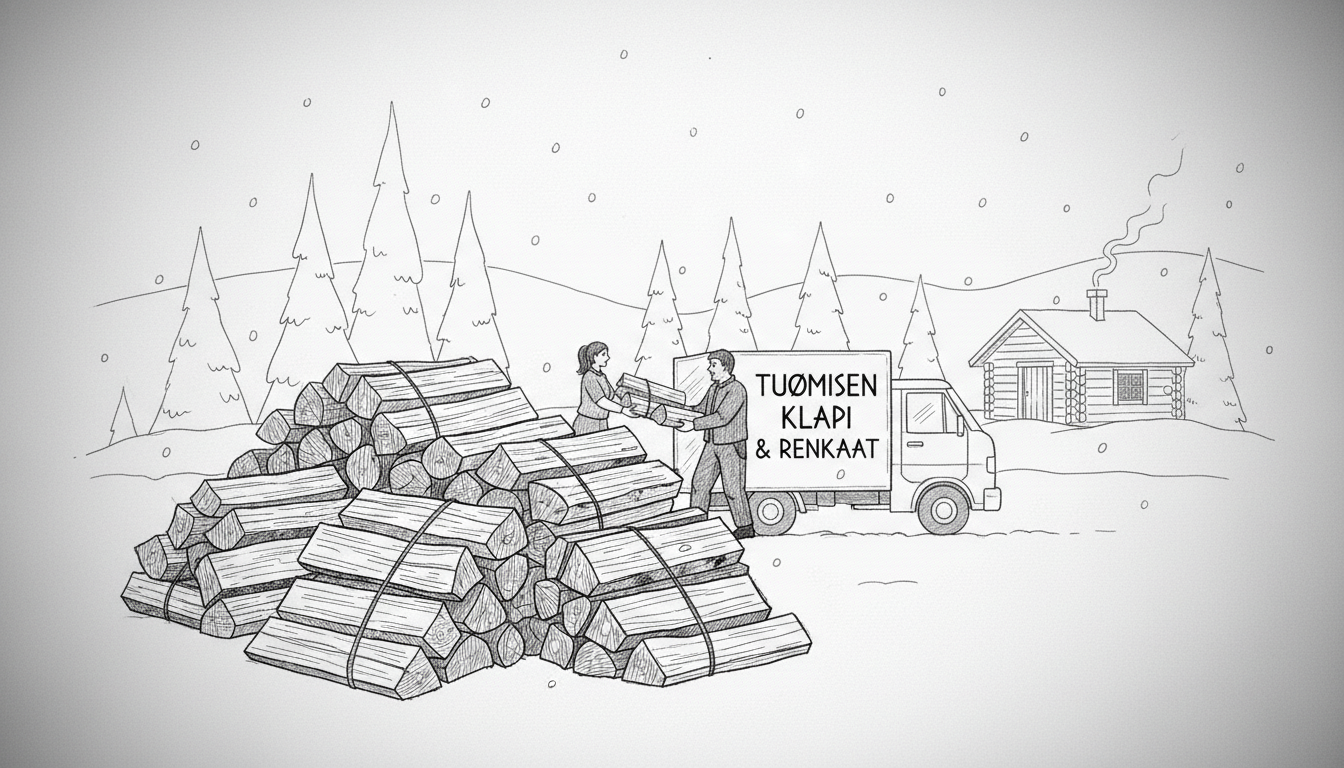 Finnish Firewood Sales Surge as More Households Order Heating Wood