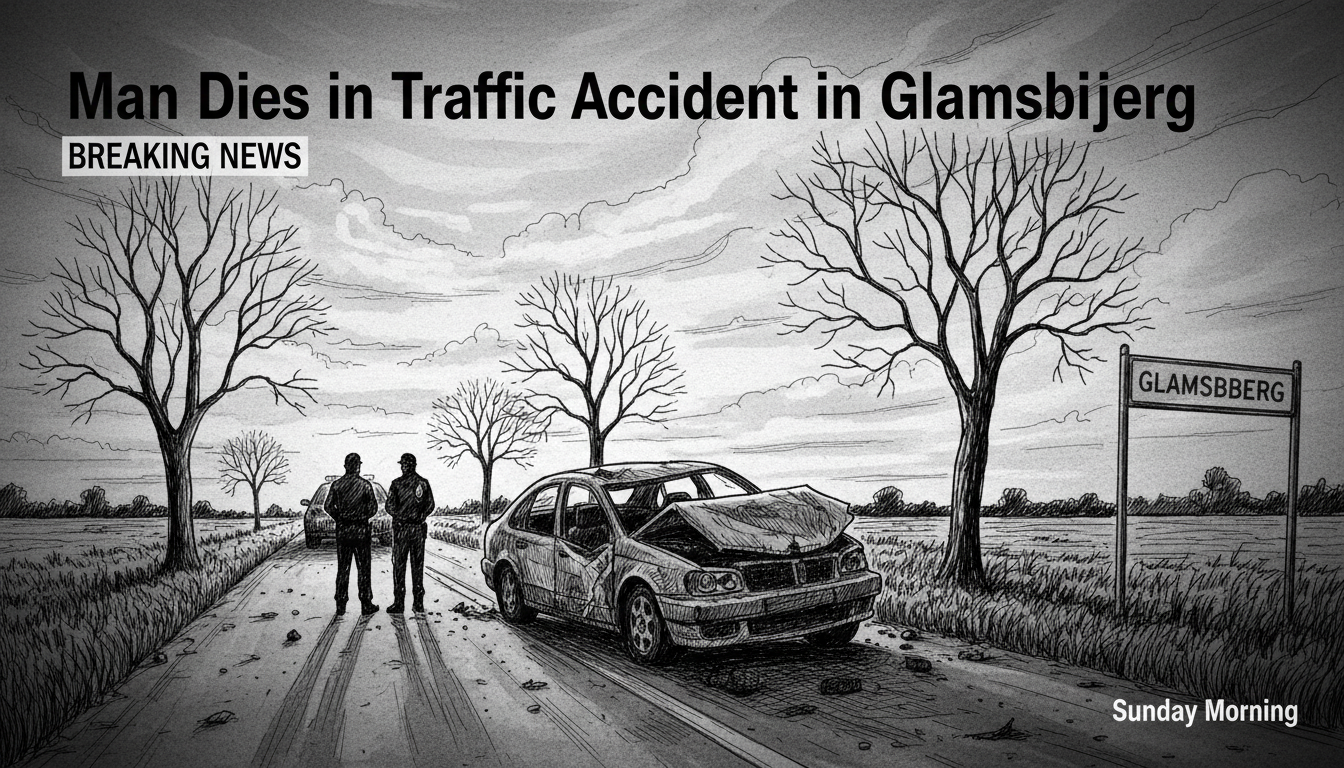 Man Dies in Traffic Accident in Glamsbjerg