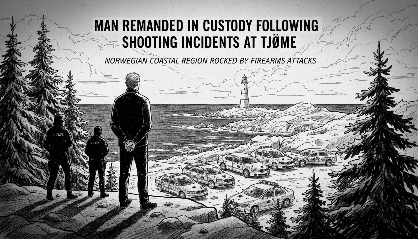 Man Remanded in Custody Following Shooting Incidents at Tjøme