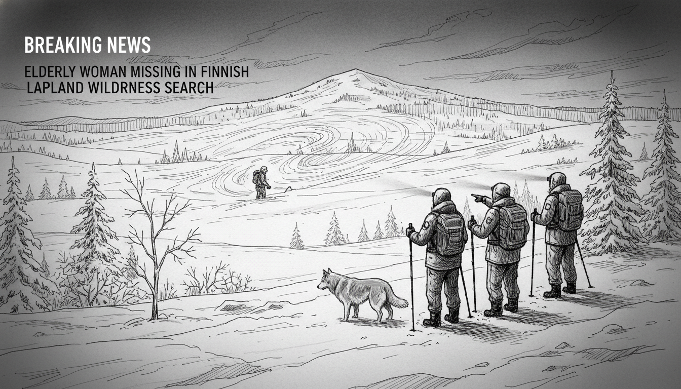 Elderly Woman Missing in Finnish Lapland Wilderness Search