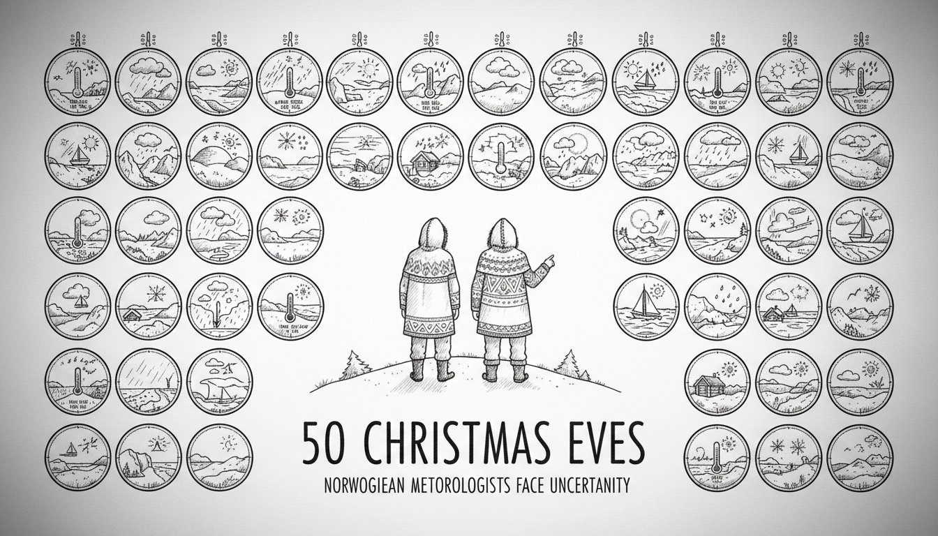 Norwegian Meteorologists Offer 50 Different Christmas Eve Forecasts