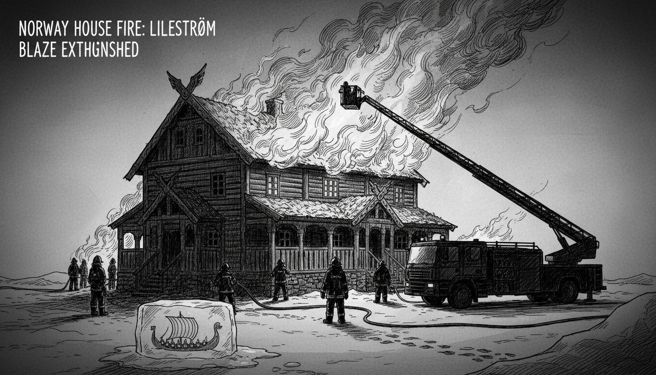 Norway House Fire: Lillestrøm Blaze Extinguished