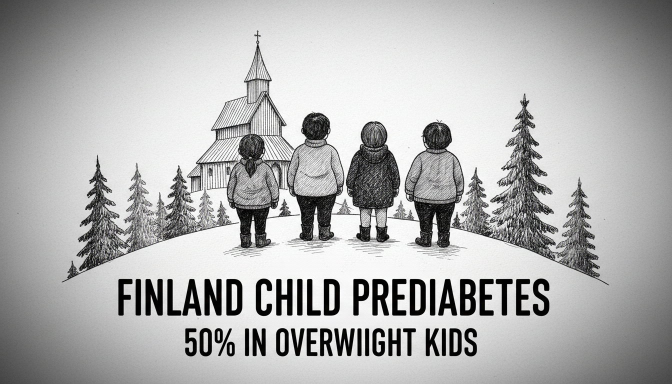 Finland Child Prediabetes: 50% in Overweight Kids