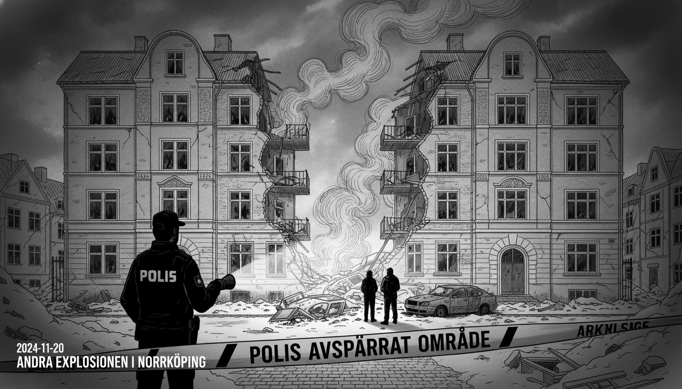 Second Explosion Rocks Swedish City of Norrköping