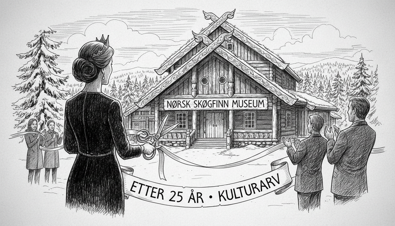 Queen Sonja Opens Forest Finn Museum After 25-Year Journey