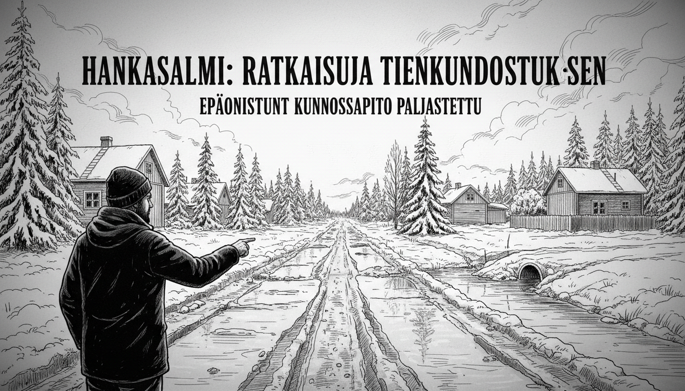 Finnish Municipality Demands Road Repair Solutions After Failed Maintenance