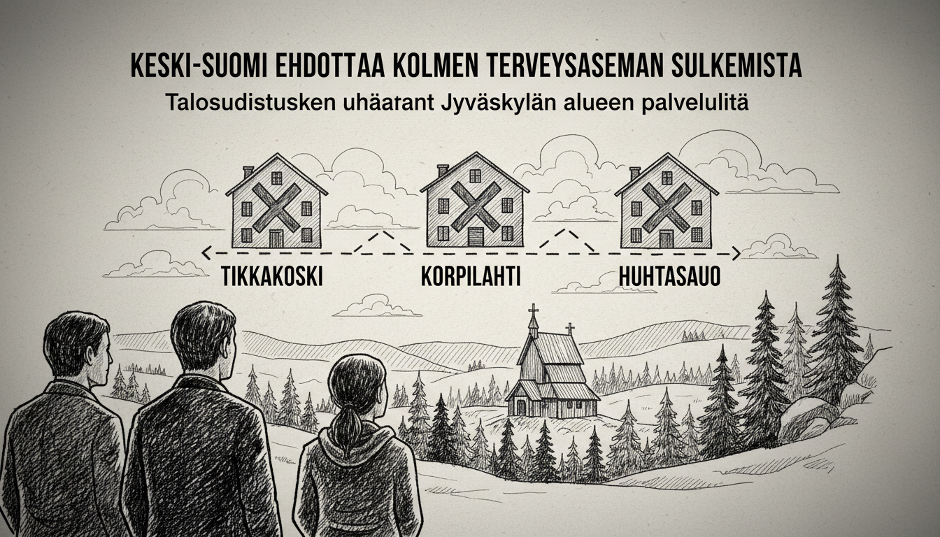 Central Finland Region Proposes Closure of Three Healthcare Stations